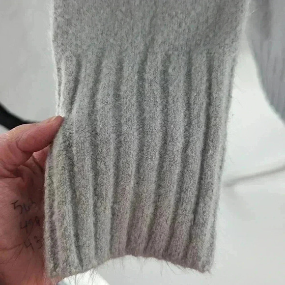 Racheal Women's Size Small Gray Pocket Oversized Sweater Shirt Or Dress - Picture 3 of 13